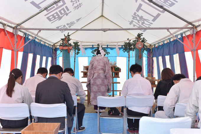 「福岡市南区06」注文住宅現場リポート①【地鎮祭】