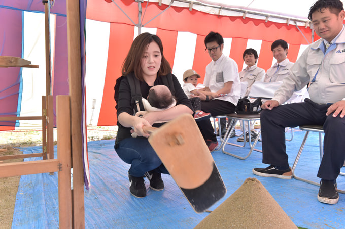 福岡市南区06　注文住宅建築現場リポート①　～地鎮祭～