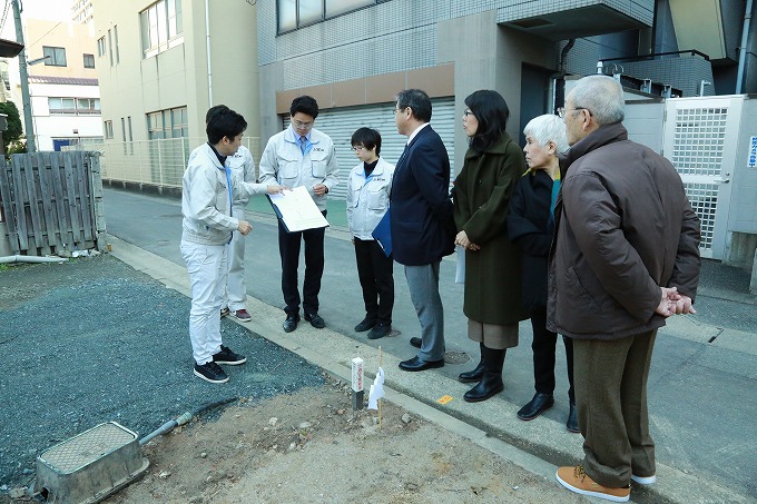 福岡市中央区03　注文住宅建築現場リポート①　～地鎮祭～