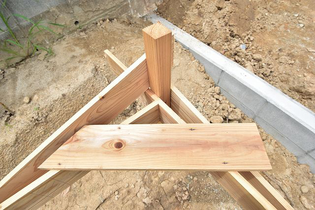「福岡市南区老司02」注文住宅現場リポート②【基礎工事】【遣り方】