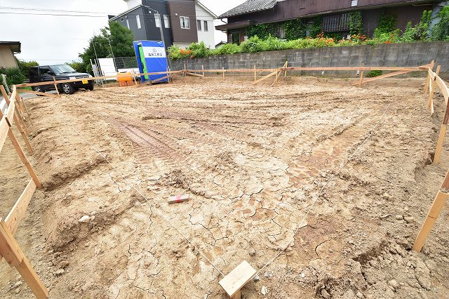 「福岡市南区老司02」注文住宅現場リポート②【基礎工事】【遣り方】
