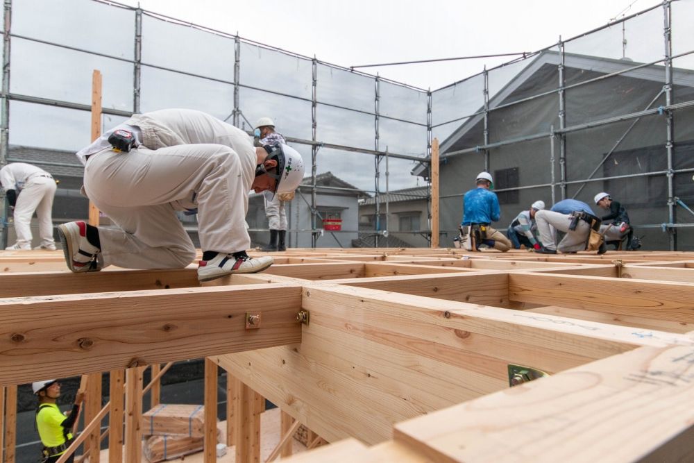 福岡市南区24　注文住宅建築現場リポート③　～上棟式～