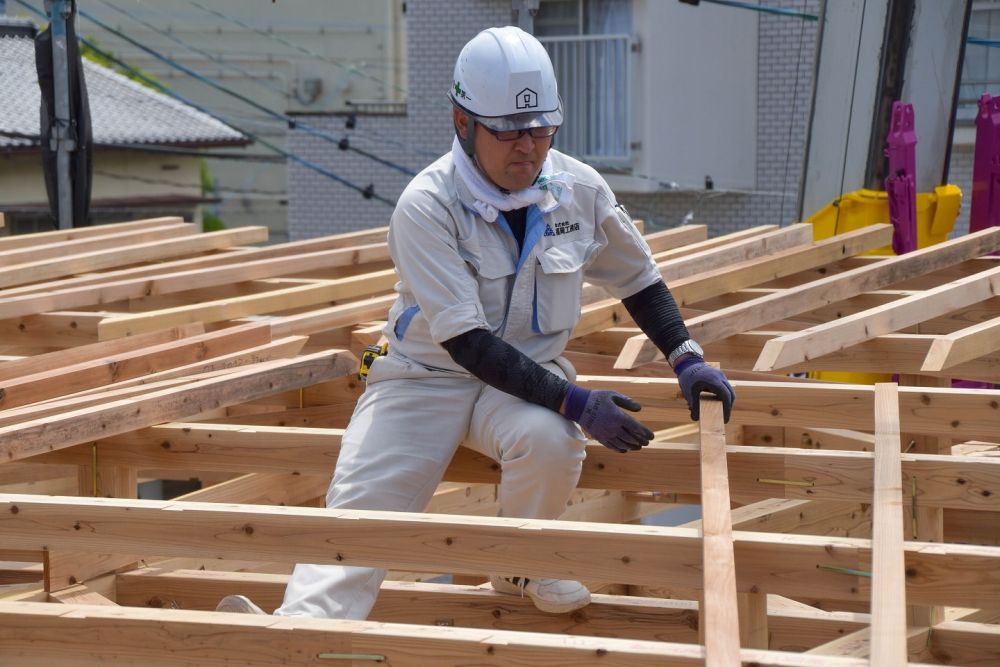 「福岡市南区24」注文住宅現場リポート③【上棟式】