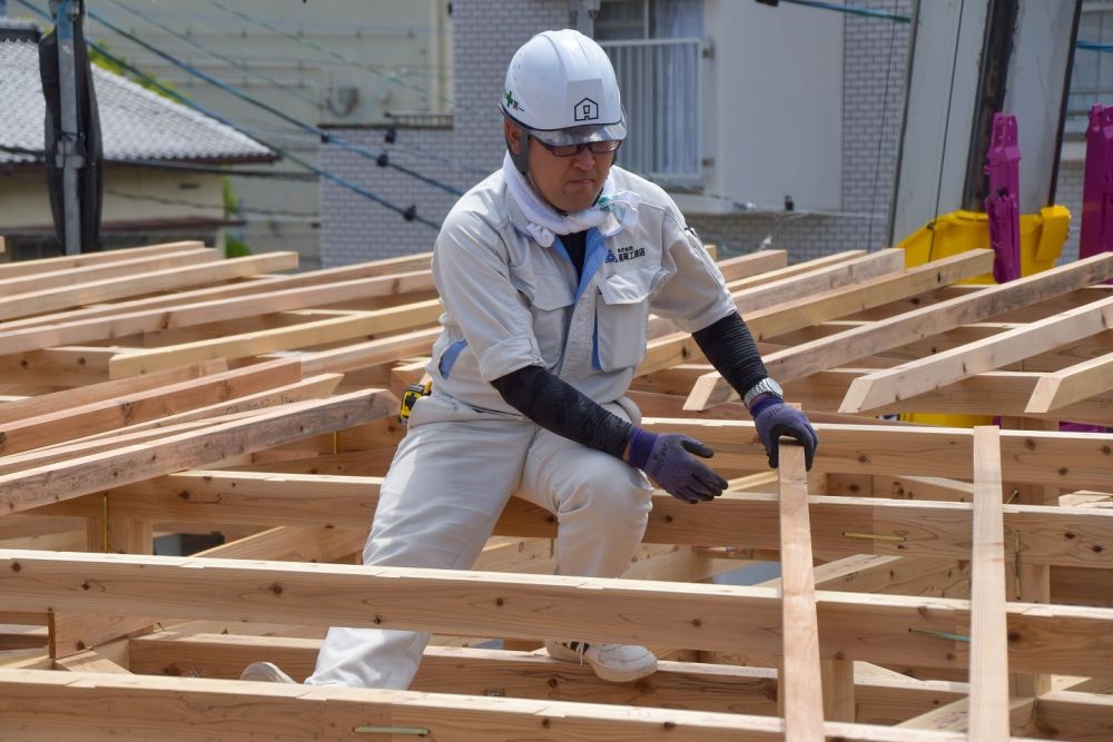 福岡市南区24　注文住宅建築現場リポート③　～上棟式～