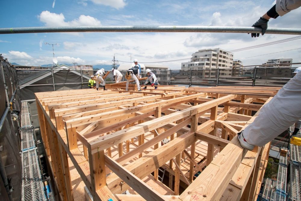 福岡市南区24　注文住宅建築現場リポート③　～上棟式～