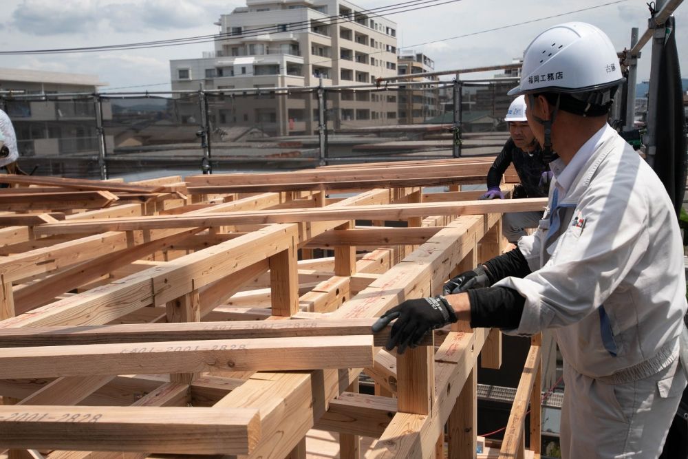 福岡市南区24　注文住宅建築現場リポート③　～上棟式～