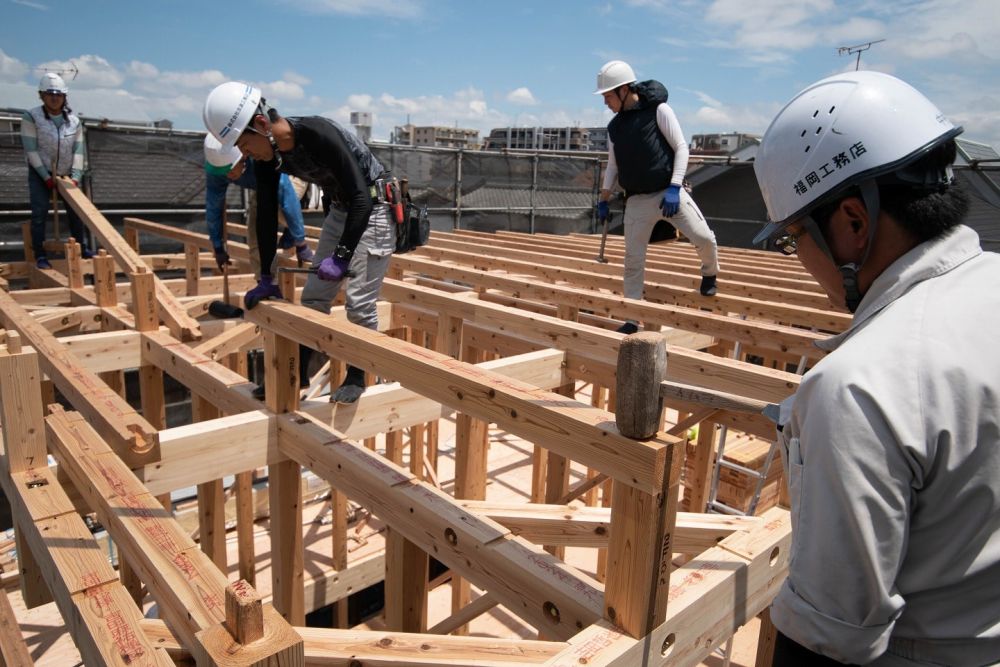 福岡市南区24　注文住宅建築現場リポート③　～上棟式～