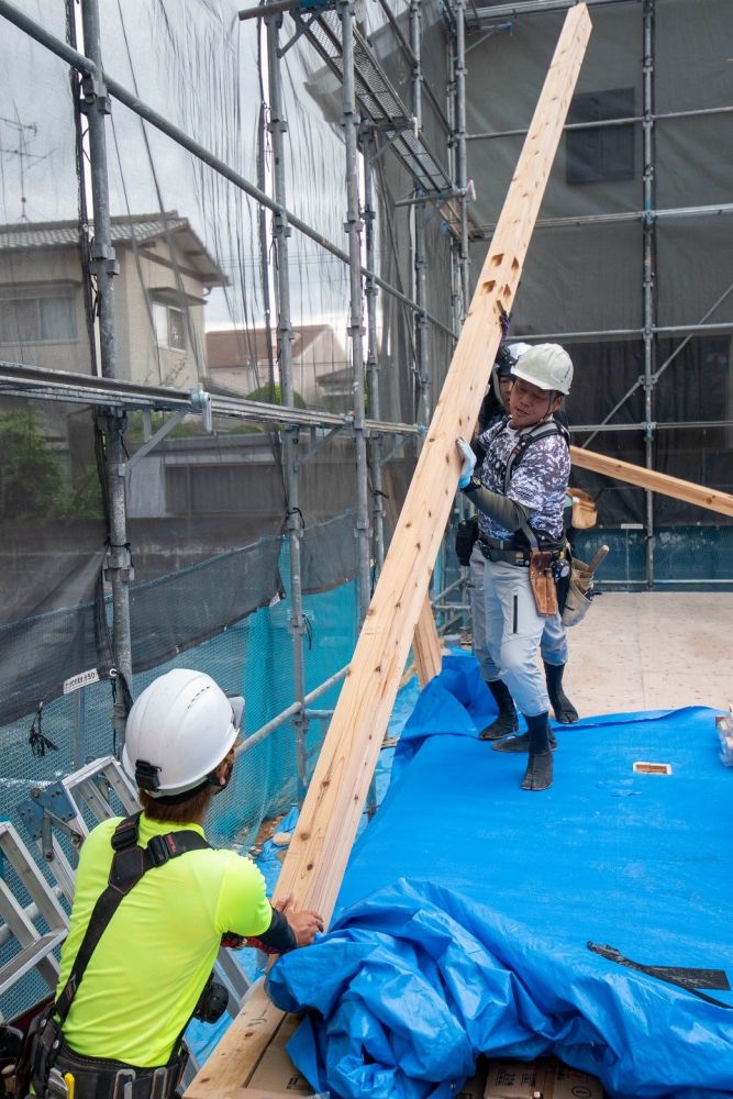 福岡市南区24　注文住宅建築現場リポート③　～上棟式～