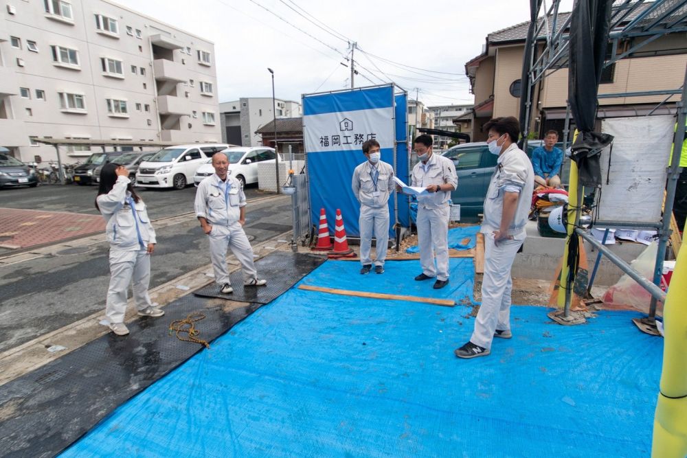 福岡市南区24　注文住宅建築現場リポート③　～上棟式～