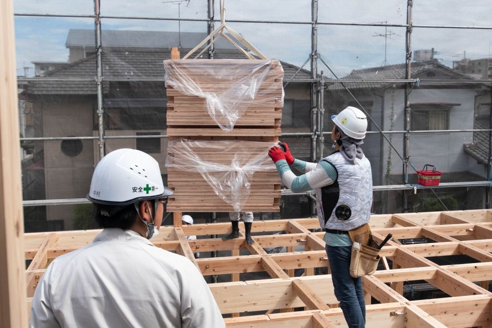 「福岡市南区24」注文住宅現場リポート③【上棟式】