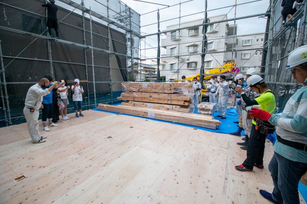 「福岡市南区24」注文住宅現場リポート③【上棟式】