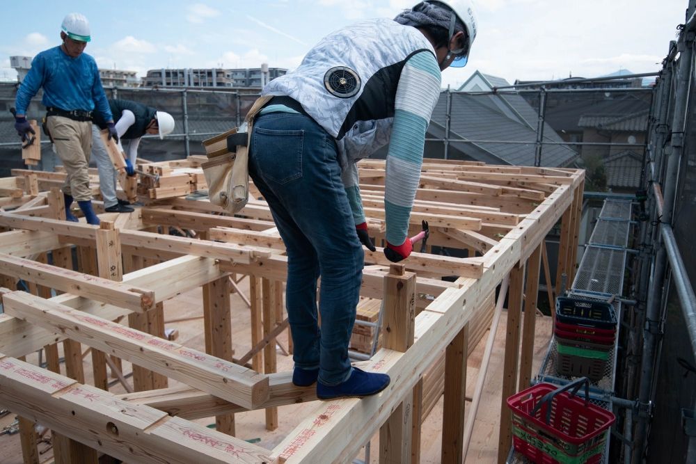 福岡市南区24　注文住宅建築現場リポート③　～上棟式～