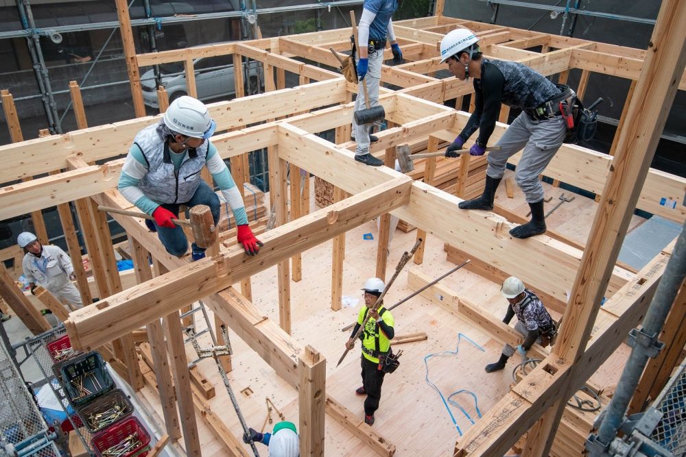 福岡市南区24　注文住宅建築現場リポート③　～上棟式～