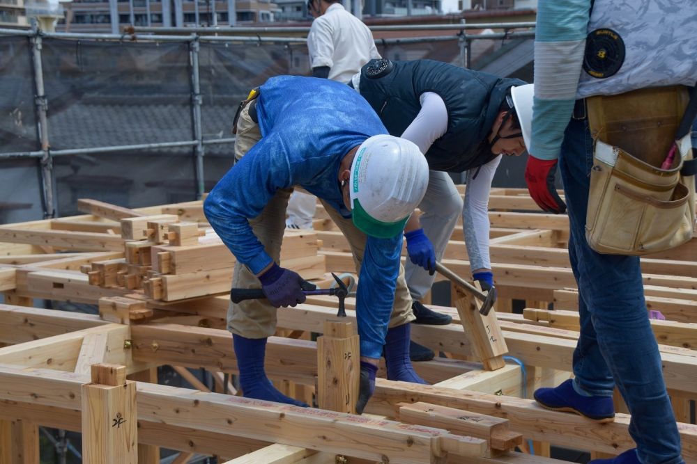 福岡市南区24　注文住宅建築現場リポート③　～上棟式～