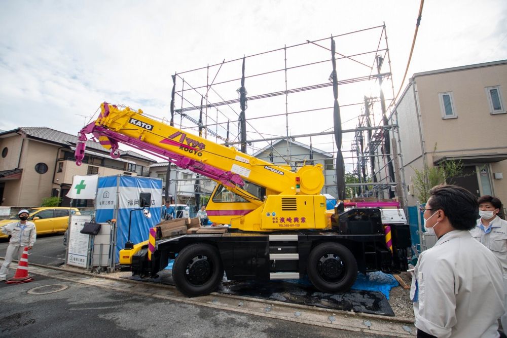 「福岡市南区24」注文住宅現場リポート③【上棟式】