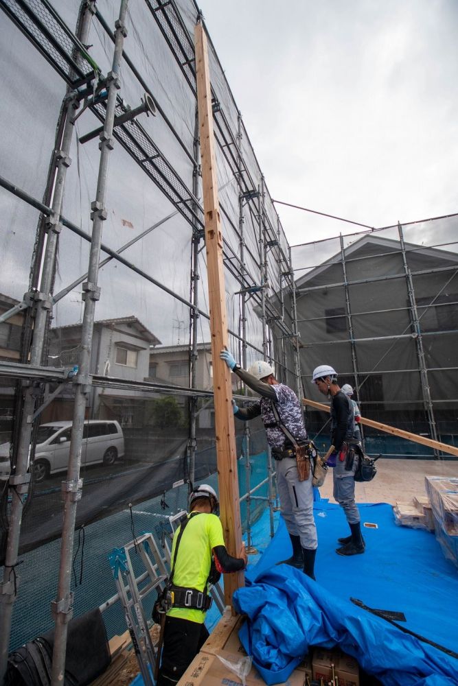 福岡市南区24　注文住宅建築現場リポート③　～上棟式～