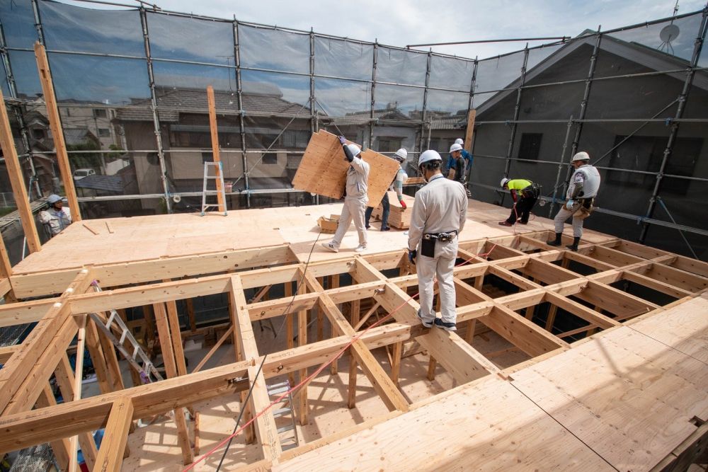 福岡市南区24　注文住宅建築現場リポート③　～上棟式～