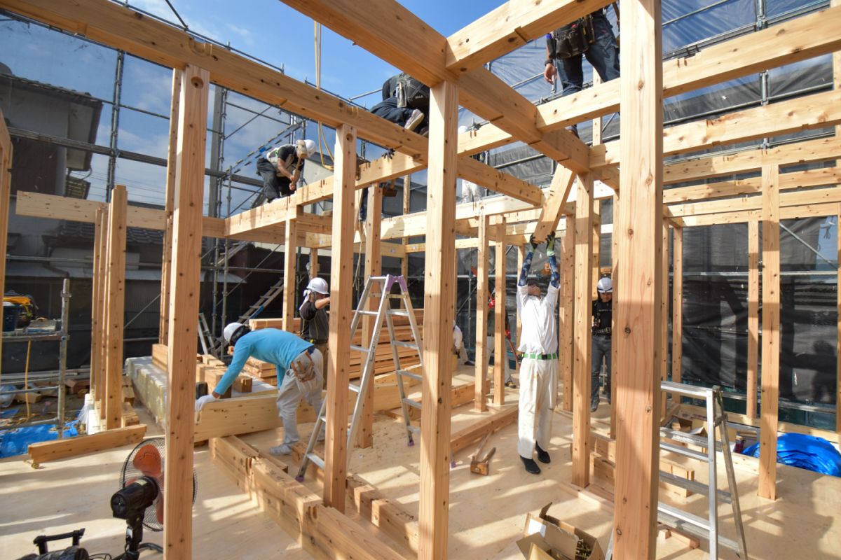 「福岡市早良区11」注文住宅現場リポート③【上棟式】