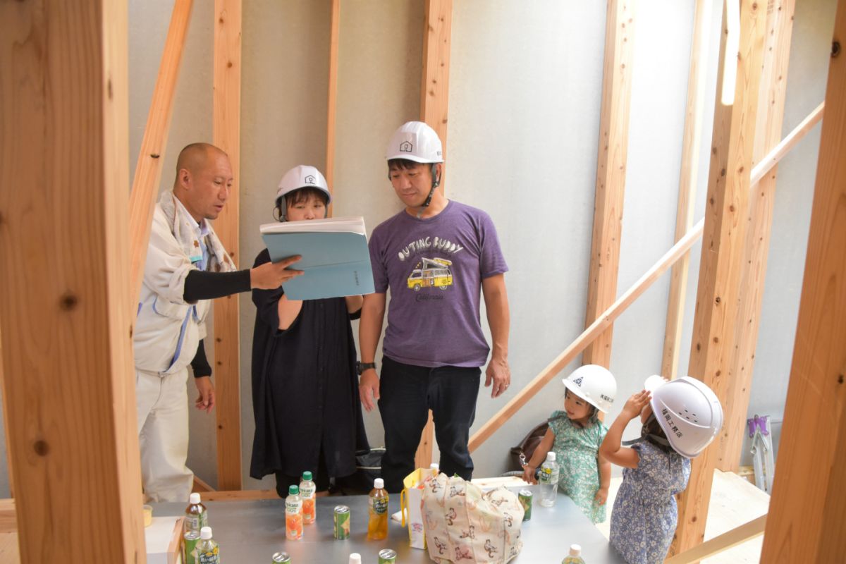 「福岡市早良区11」注文住宅現場リポート③【上棟式】