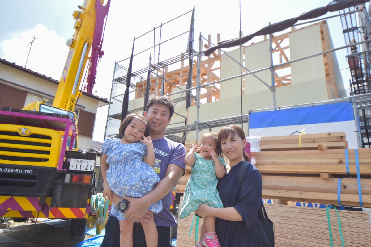 「福岡市早良区11」注文住宅現場リポート③【上棟式】