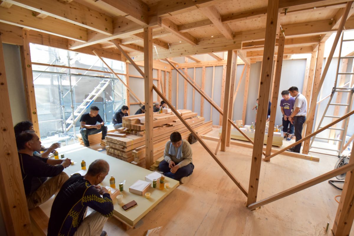 「福岡市早良区11」注文住宅現場リポート③【上棟式】