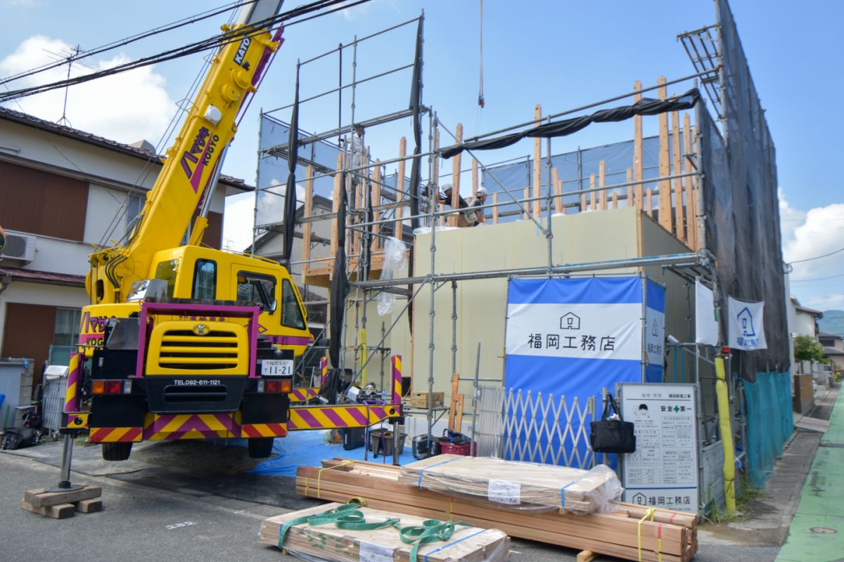 「福岡市早良区11」注文住宅現場リポート③【上棟式】
