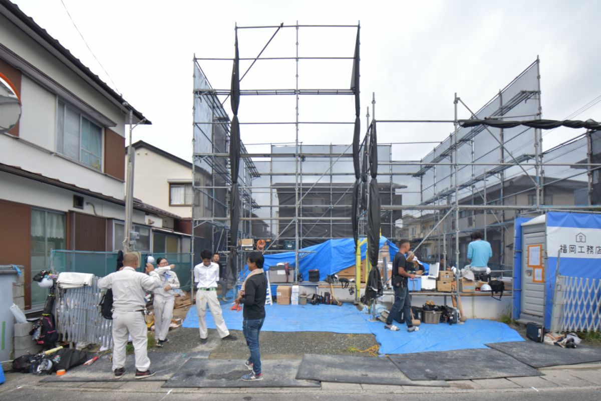 福岡県福岡市早良区11　注文住宅建築現場リポート③　～上棟式～