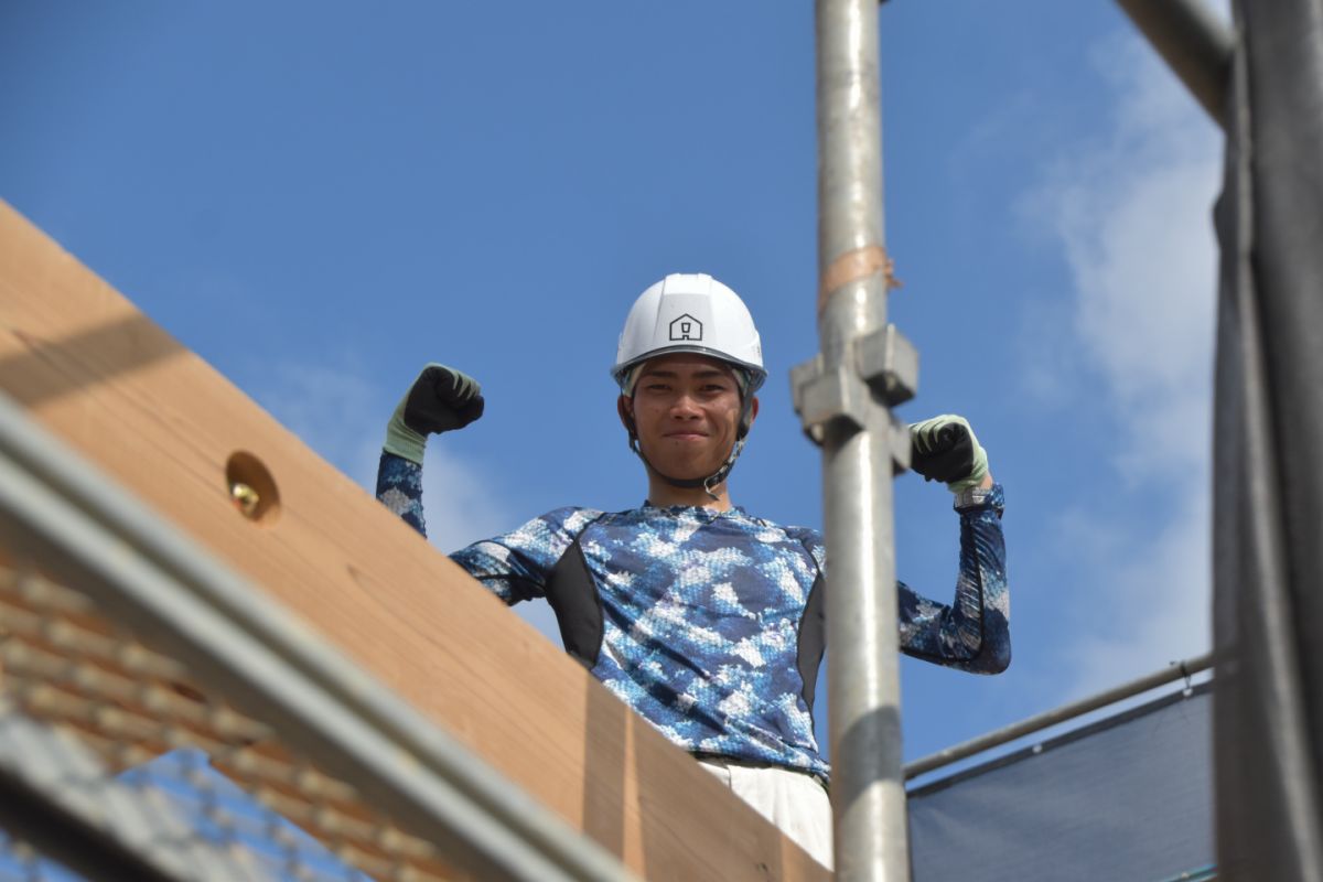 福岡県福岡市早良区11　注文住宅建築現場リポート③　～上棟式～