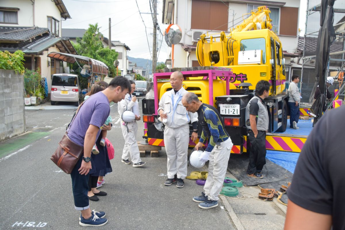 福岡県福岡市早良区11　注文住宅建築現場リポート③　～上棟式～