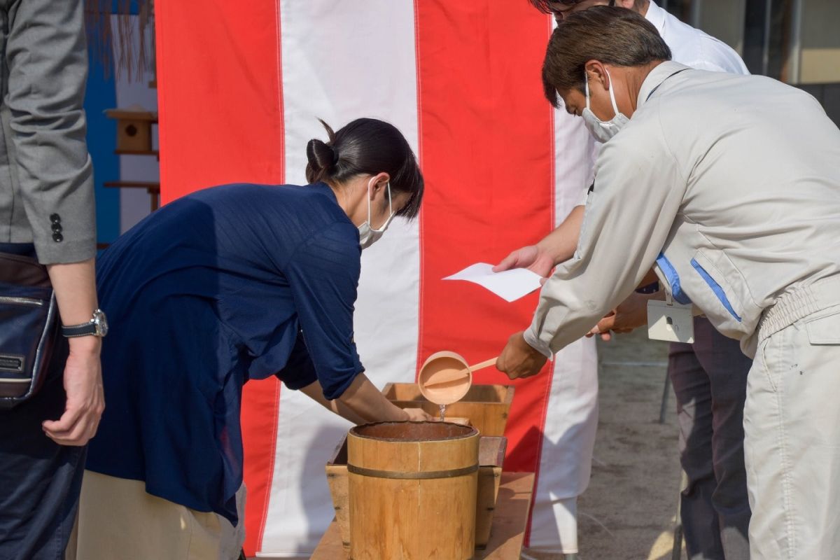 福岡県久留米市02　注文住宅建築現場リポート①　～地鎮祭～