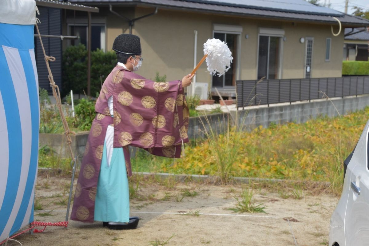 福岡県久留米市02　注文住宅建築現場リポート①　～地鎮祭～