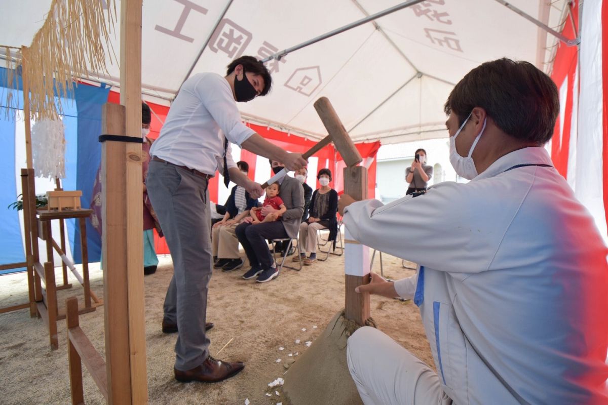 「久留米市02」注文住宅現場リポート①【地鎮祭】