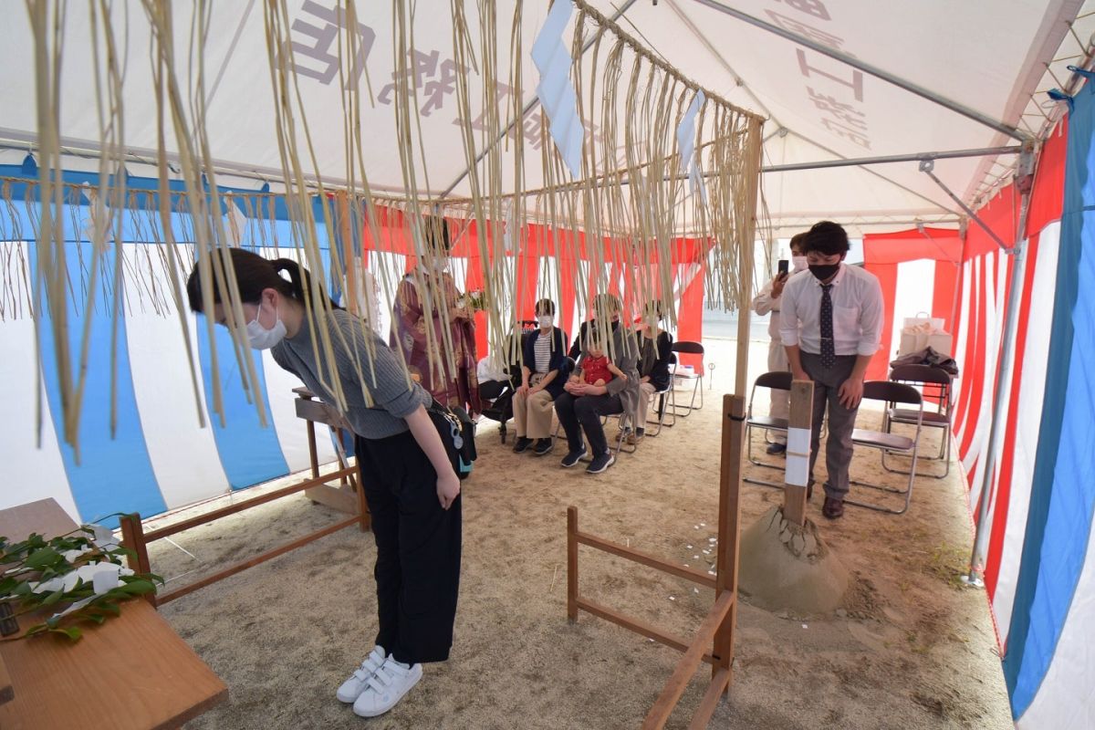 「久留米市02」注文住宅現場リポート①【地鎮祭】