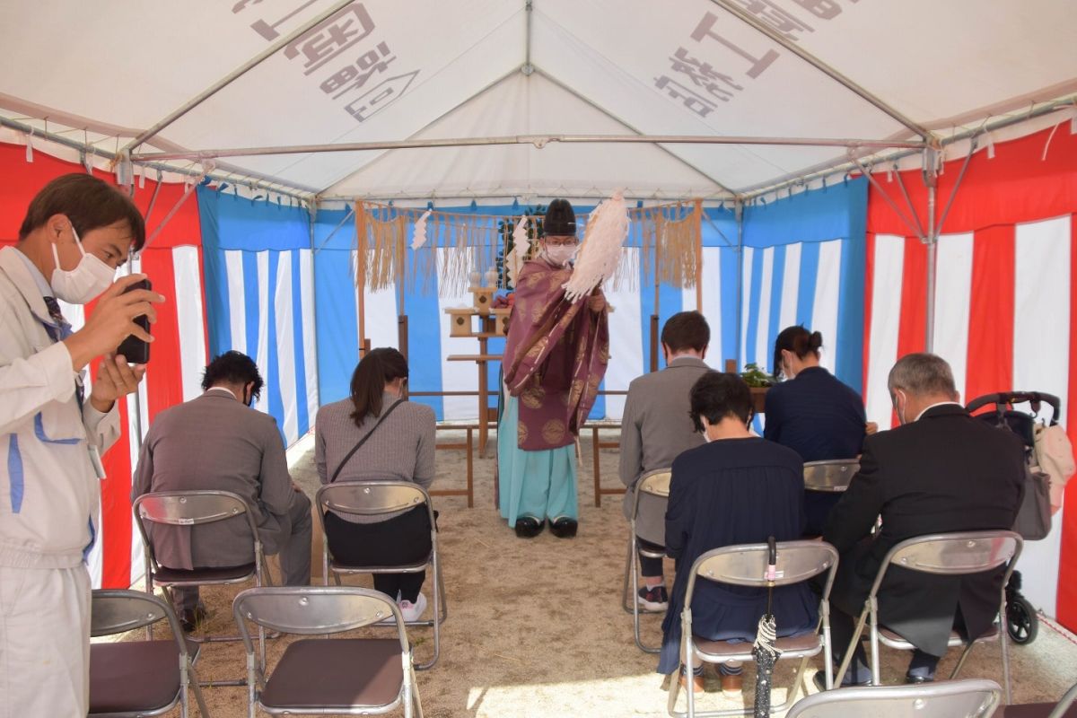 「久留米市02」注文住宅現場リポート①【地鎮祭】
