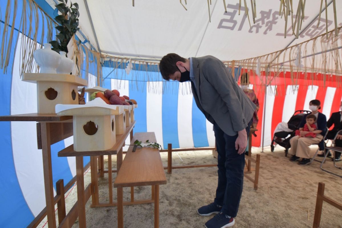 「久留米市02」注文住宅現場リポート①【地鎮祭】