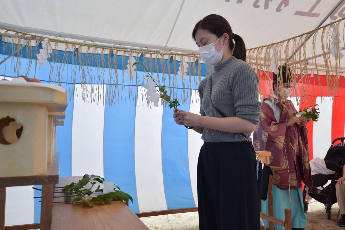 福岡県久留米市02　注文住宅建築現場リポート①　～地鎮祭～