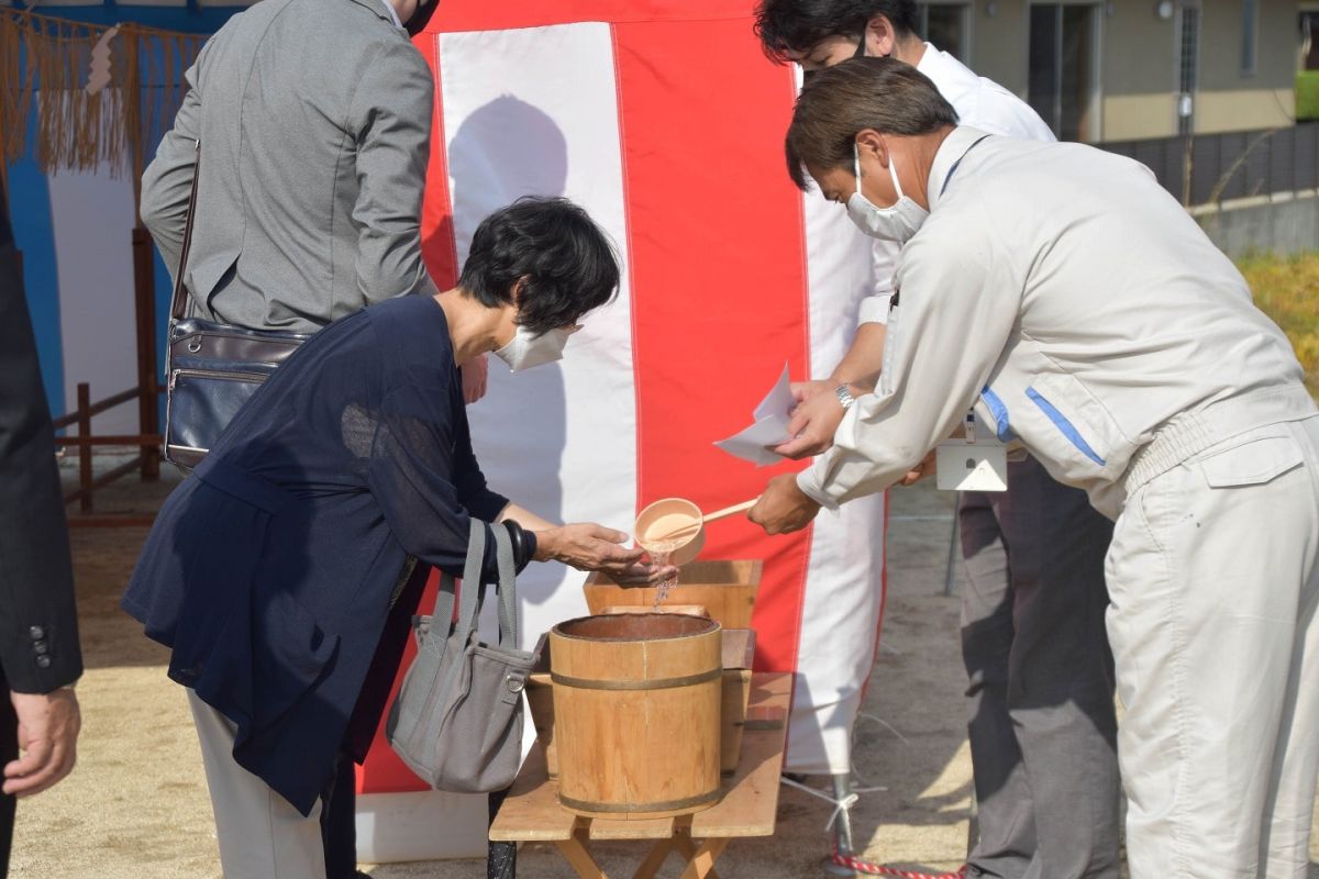 福岡県久留米市02　注文住宅建築現場リポート①　～地鎮祭～