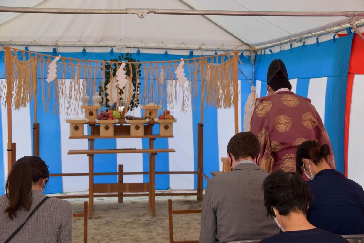 「久留米市02」注文住宅現場リポート①【地鎮祭】