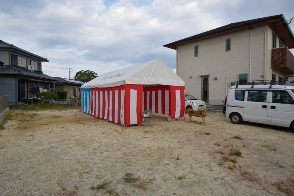 福岡県久留米市02　注文住宅建築現場リポート①　～地鎮祭～