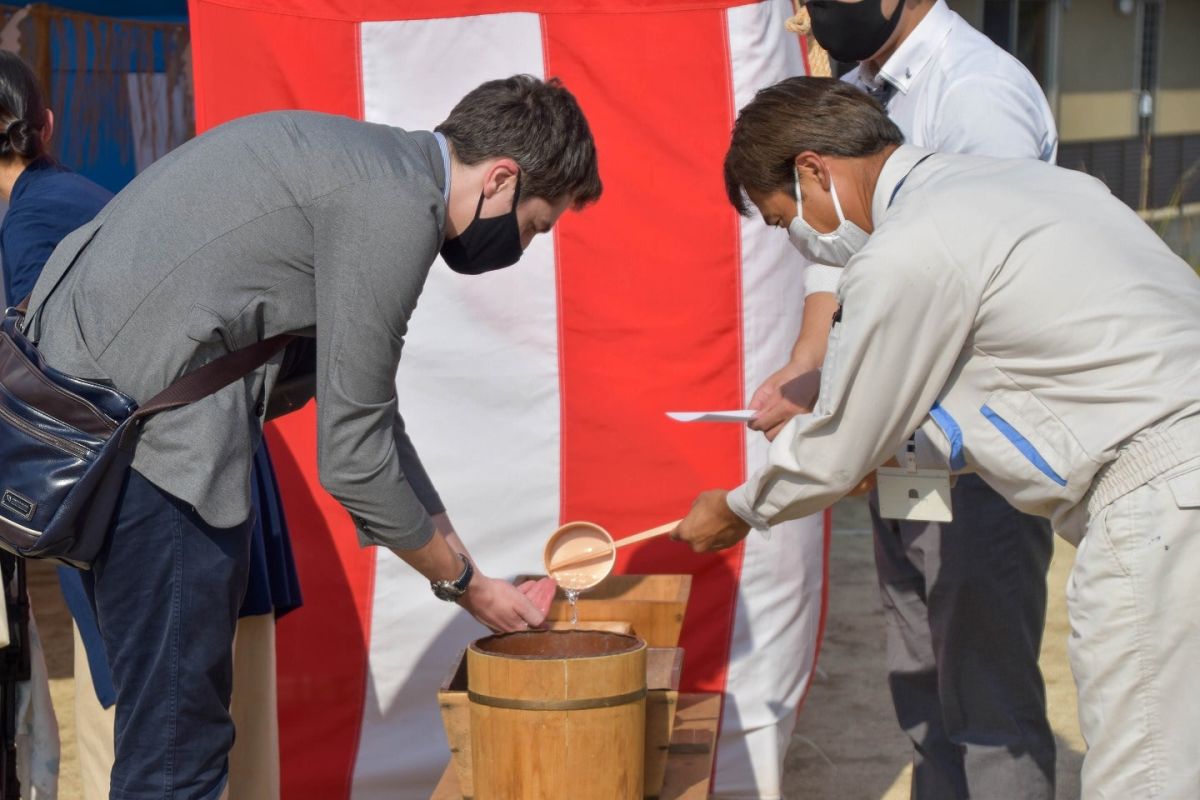 福岡県久留米市02　注文住宅建築現場リポート①　～地鎮祭～