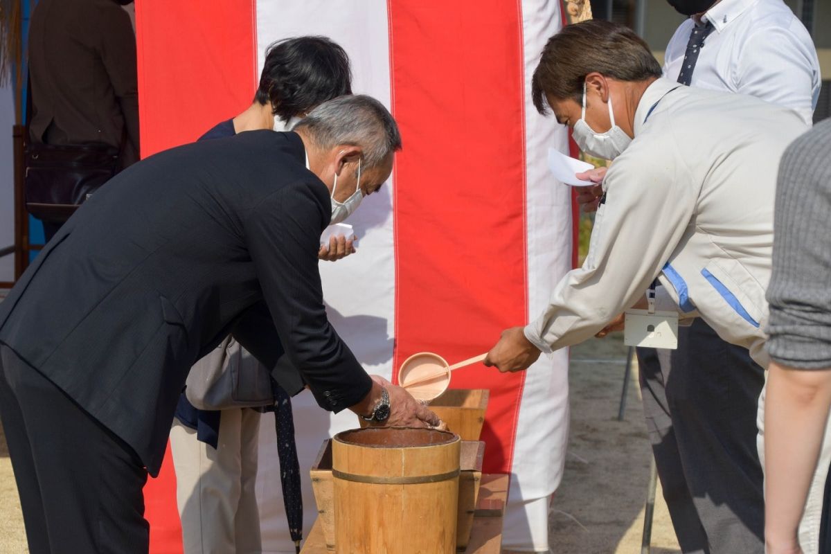 福岡県久留米市02　注文住宅建築現場リポート①　～地鎮祭～