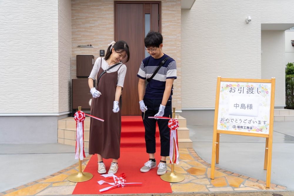 「糸島市二丈深江01」注文住宅現場リポート⑫【お引き渡し式】