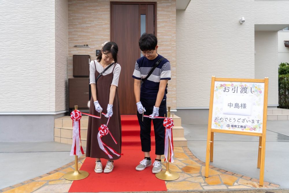 「糸島市二丈深江01」注文住宅現場リポート⑫【お引き渡し式】