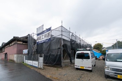 福岡県福津市06　注文住宅建築現場リポート⑦　～木工事・石膏ボード張り～