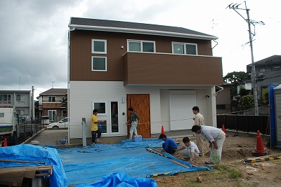 福岡県糟屋郡篠栗町01　注文住宅建築現場リポート⑱