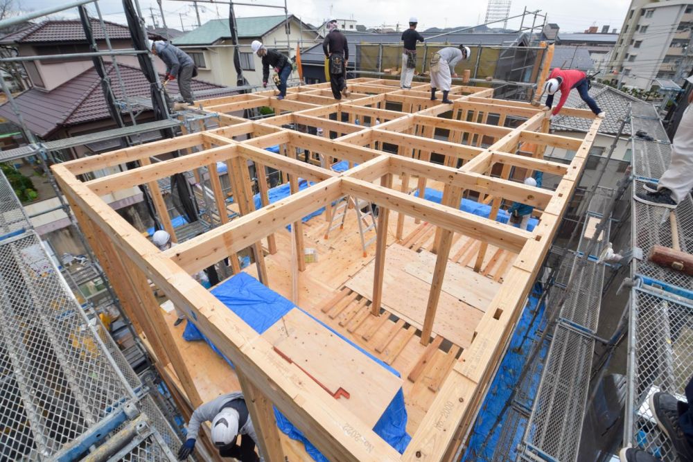 「福岡市城南区05」注文住宅現場リポート④【上棟式】