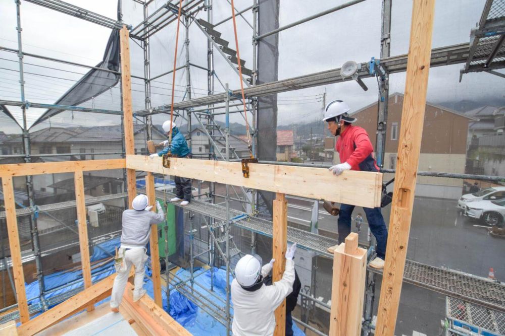 福岡市城南区05　注文住宅建築現場リポート④　～上棟式～