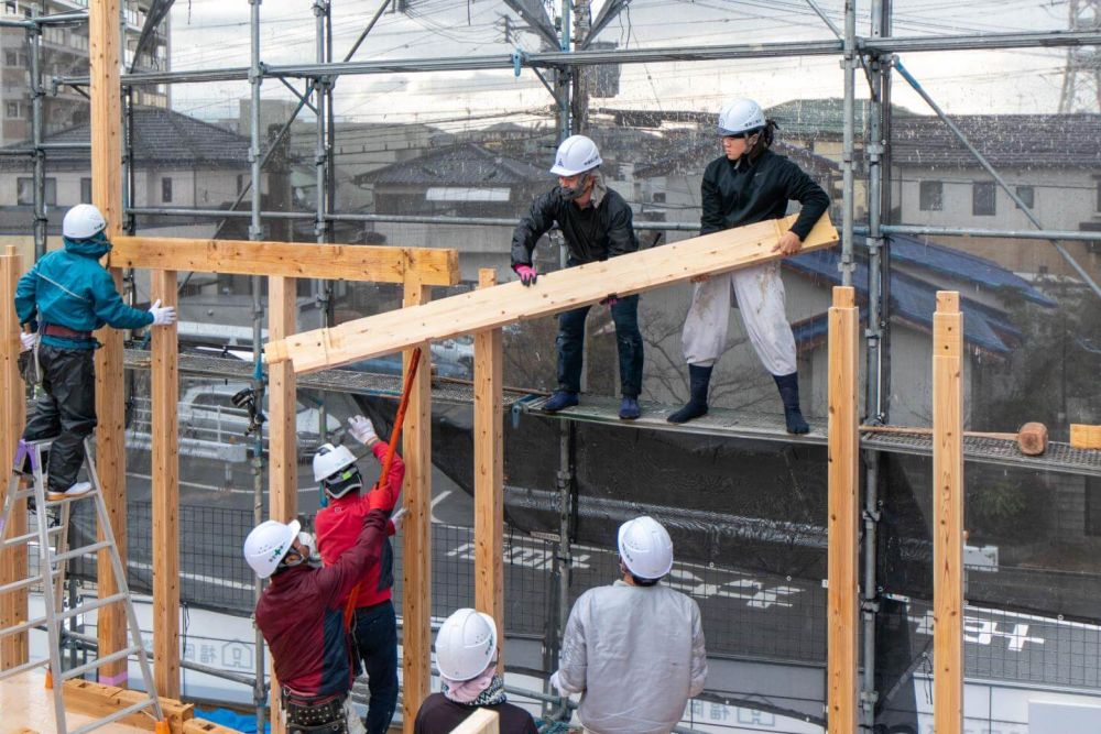 福岡市城南区05　注文住宅建築現場リポート④　～上棟式～