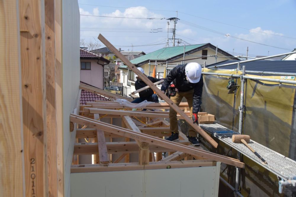 「福岡市城南区05」注文住宅現場リポート④【上棟式】