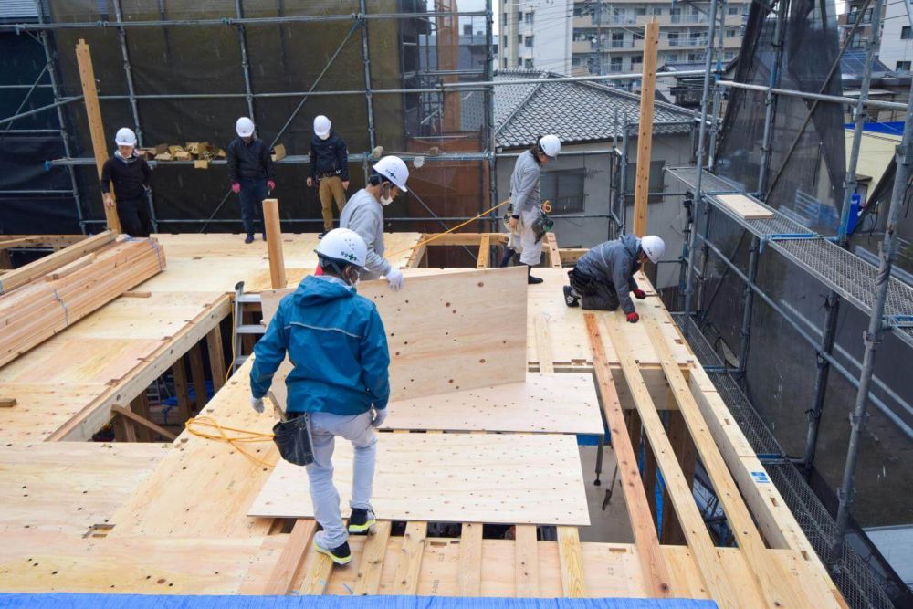 「福岡市城南区05」注文住宅現場リポート④【上棟式】